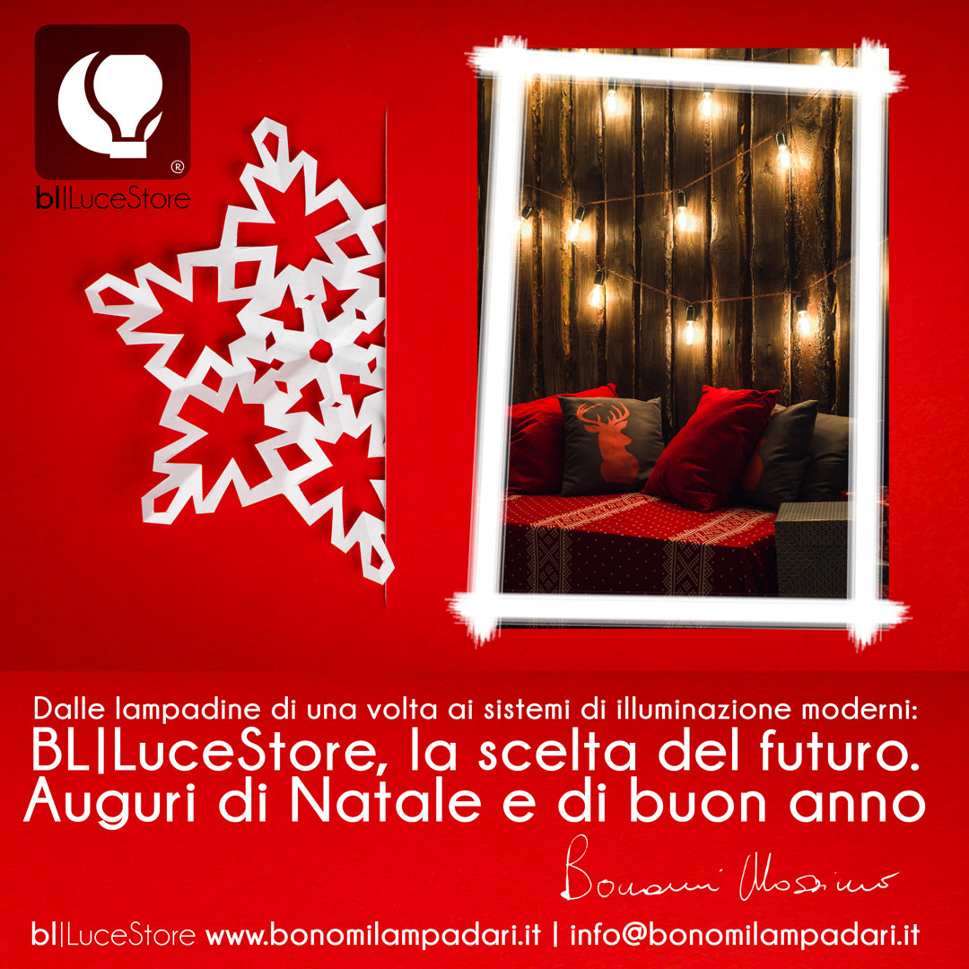 Auguri di Natale e di buon anno da BL|LuceStore
