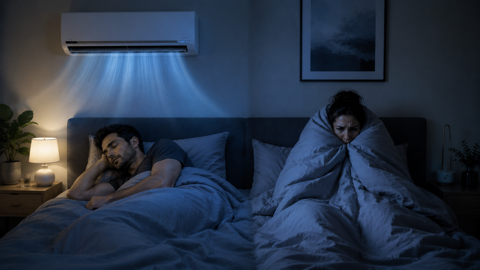 Come dormire bene in estate senza litigare per il condizionatore