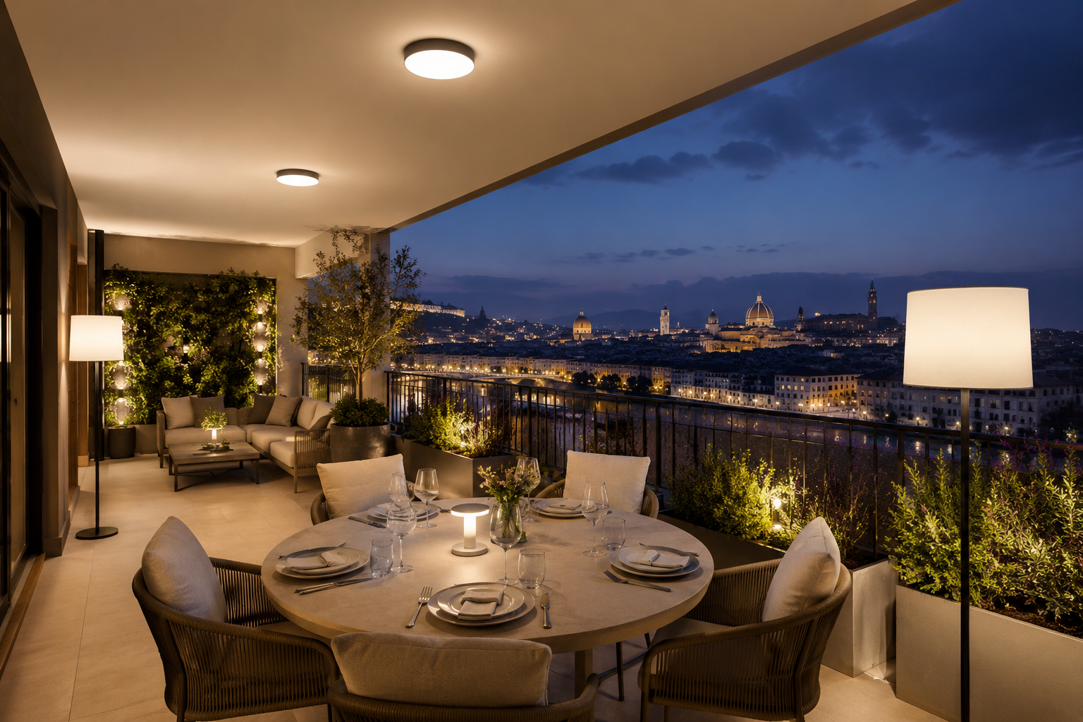 Illuminazione Terrazzo e Balcone Estivo