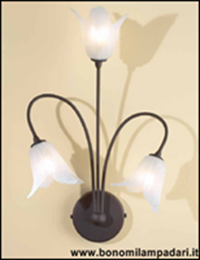 Thumbnail for Sforzin Illuminazione Rosy Applique 3 Luci (ULTIMI DISPONIBILI - N°1)