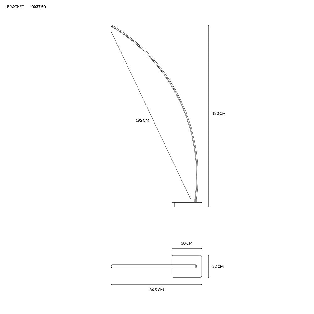 Vivida International Bracket - Piantana LED di design 33 W
