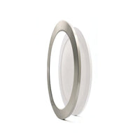 DAN Clip on LED tondo bianco CCT regolabile ghiera nikel lucido inclusa (sostituisce VRD 27) Vivida luce Pannelli led