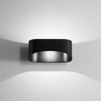Isyluce Drappo Applique LED biemissione bianca o nera 3000K 4000K Isyluce Lampade da parete interno
