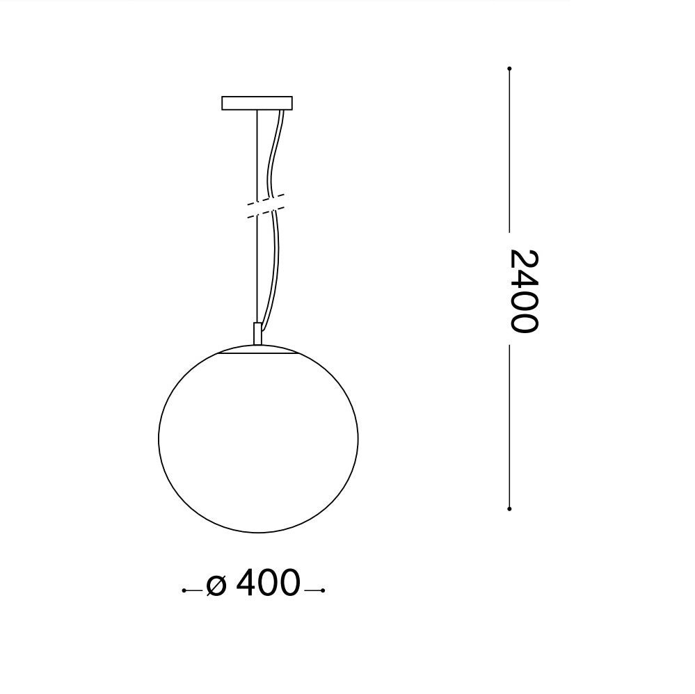 Ideallux mapa bianco sp1 d40 Ideallux Lampade a sospensione