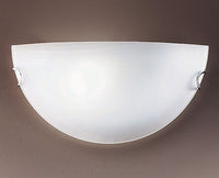 Thumbnail for Applich alabastro bianca diametro 30 con due ganci attacco 1 x E27