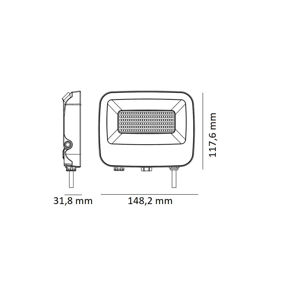 Proiettore LED 30W - 3CCT - Nero Shot Lampade da esterno