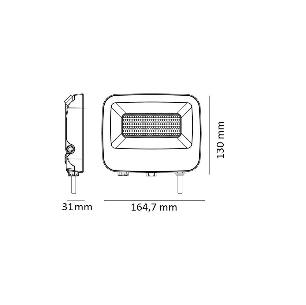 Proiettore LED 50W - 3CCT - Nero Shot Lampade da esterno