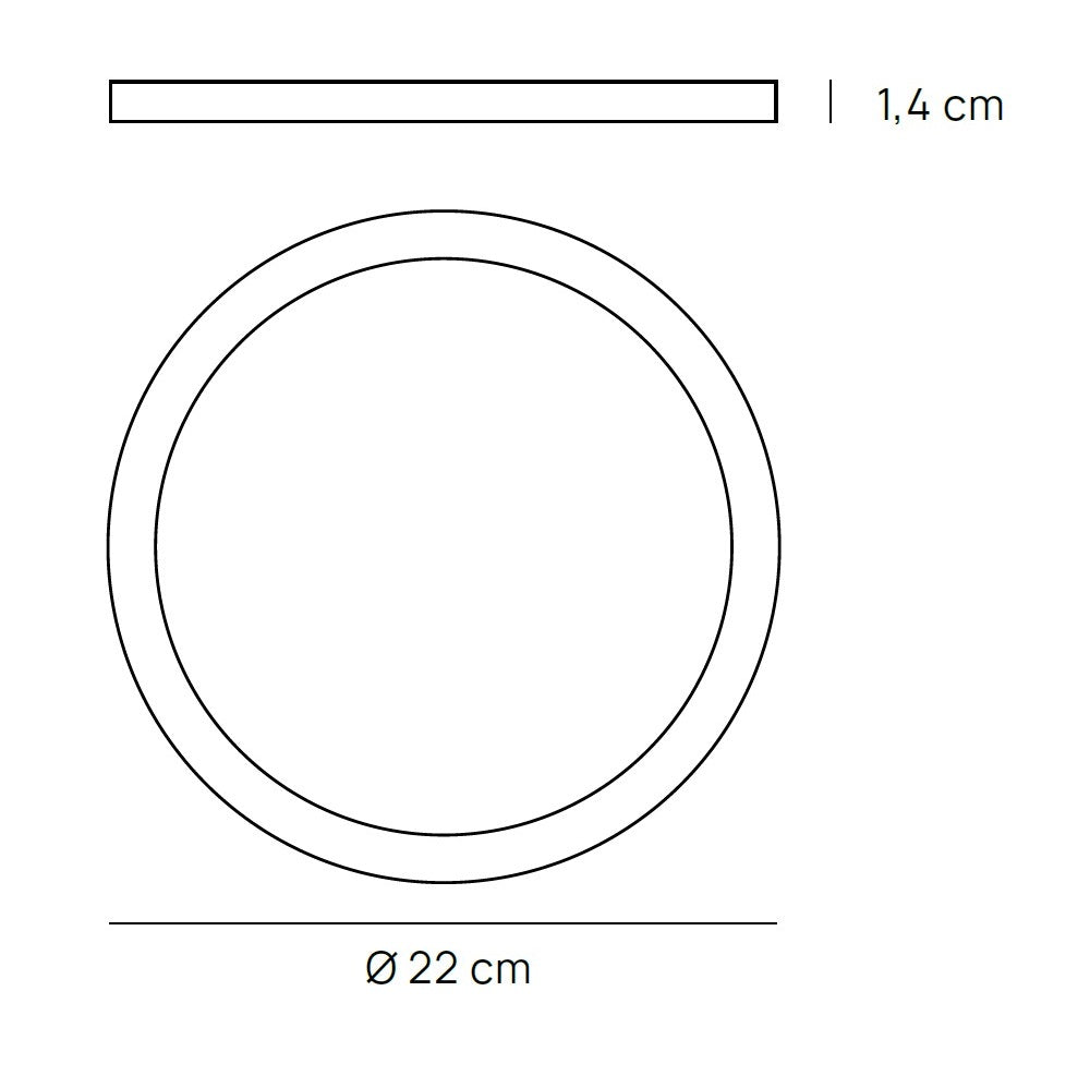 BLAIR Pannello led tondo bianco potenze e dimensioni varie