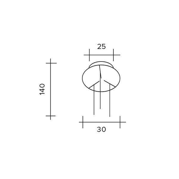 BEBA Montatura Tonda 3 Luci Sforzin illuminazione Accessori