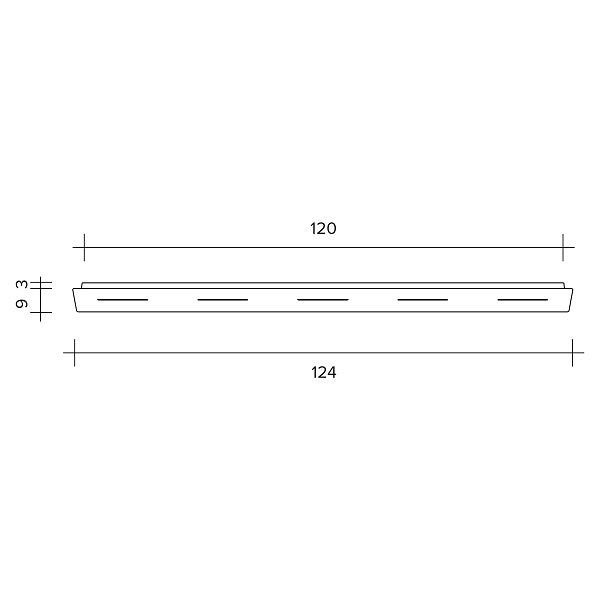 BEBA Montatura Lineare 5 Luci Sforzin illuminazione Accessori Sforzin illuminazione Accessori