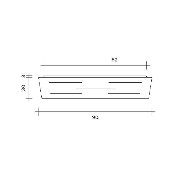 BEBA Montatura Rettangolare 5 Luci Sforzin Accessori