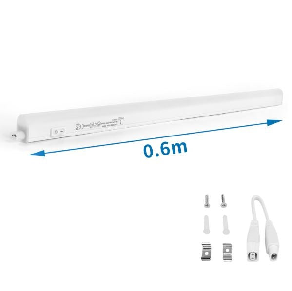 LED T5 8W 0.6M 3000K 760lm 220 - 240v L573*W22*H30mm Aigostar Sistemi e tesate