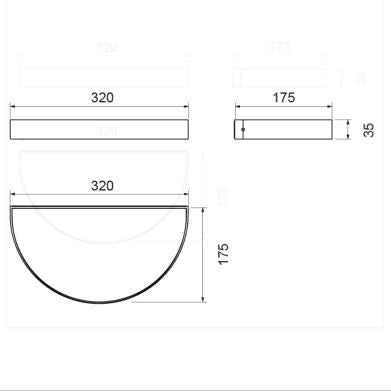 Olivia Led Monodirezionale 15W 3000°K