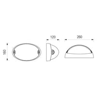 Thumbnail for Airone Led 26X16Cm 9W 4000°K