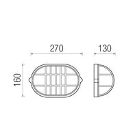 Thumbnail for Alfa Oval Con Griglia Stretta 75W E27