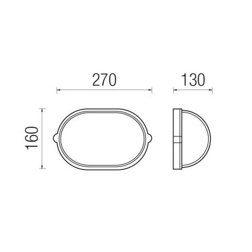 Alfa Oval Con Anello 75W E27