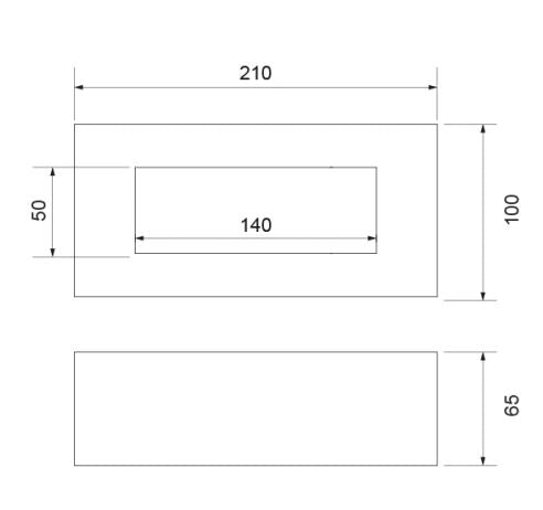 Block Led 8,7W 800Lm 4000K