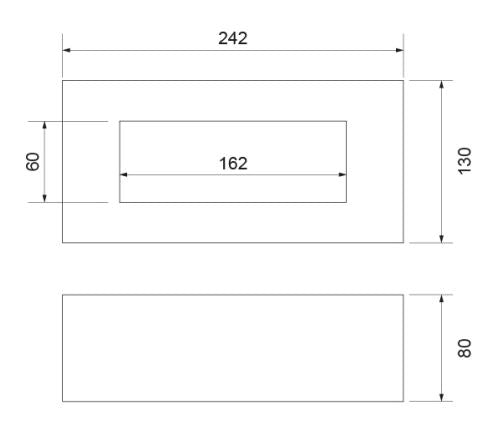 Block Led 13W 1190Lm 3000K