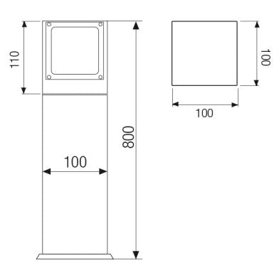DM3  STELO Lampada LED 2x4W 4000K