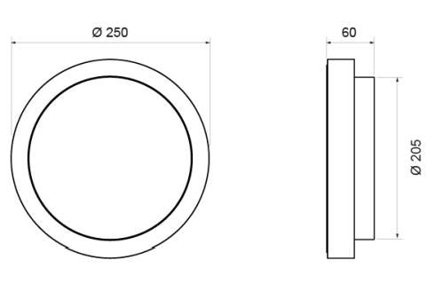 Gaia Led 12,5W 1500Lm 4000K Boluce illuminazione Lampade da esterno