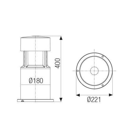 Greta big LED 16,8W 3000K
