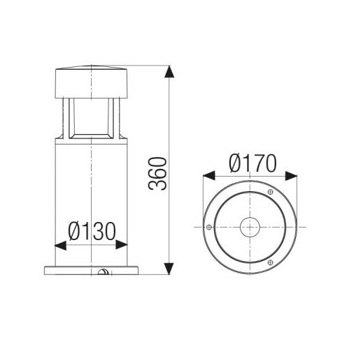 Greta Mini 75W H. 36Cm