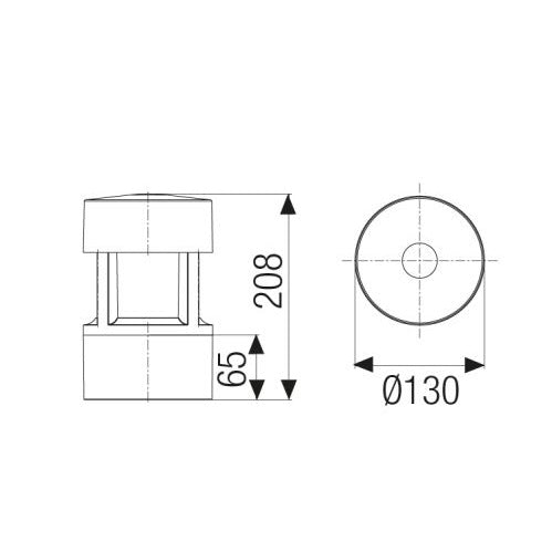 Greta Mini Led 15W 3000°K H. 20.8Cm