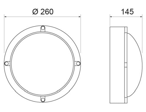 Lia Led 13,6W 1500Lm 3000K Boluce illuminazione Lampade da esterno