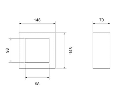 Meg Led Mini 8,7W 4000°K Boluce illuminazione Lampade da esterno