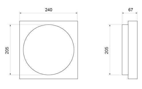 Pack Led 12,5W 1500Lm 4000K Boluce illuminazione Lampade da esterno