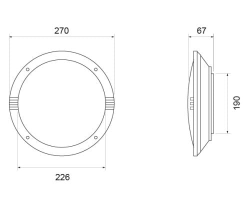 Zero Led 19,5W 2007Lm 4000K