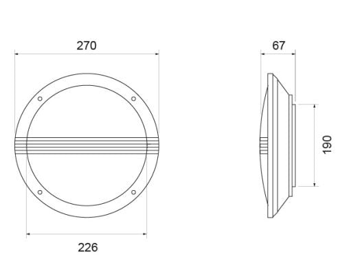 Zero Led 19,5W 2007Lm 4000K