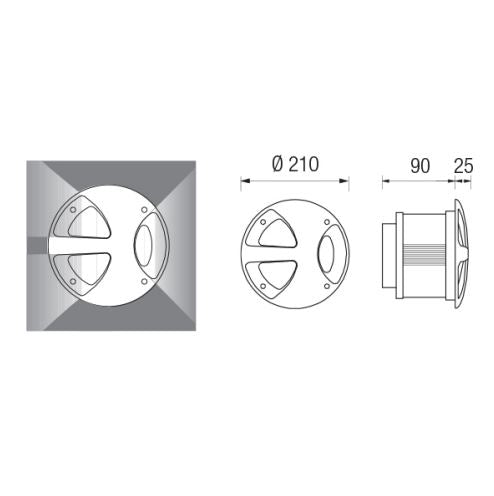Trek big led gx53 4,5W 4000K