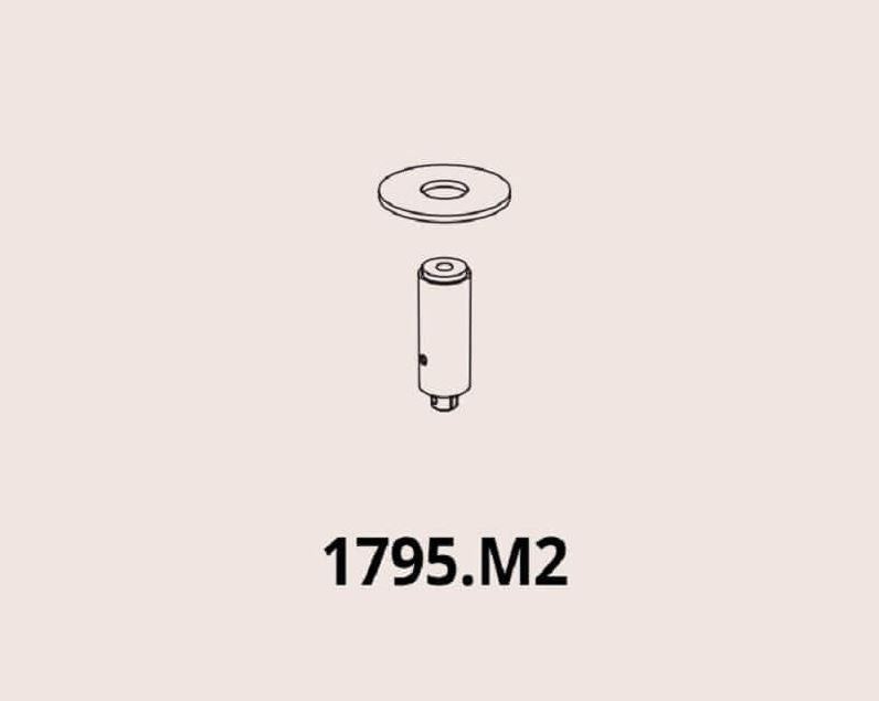 LINEA Kit Attacchi Soffitto Aluminium Sforzin Sistemi e tesate