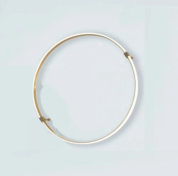 Plaf/applique tonda diam.860 51,5W gold-WW-distan.mm100 Athena illuminazione Lampade da parete