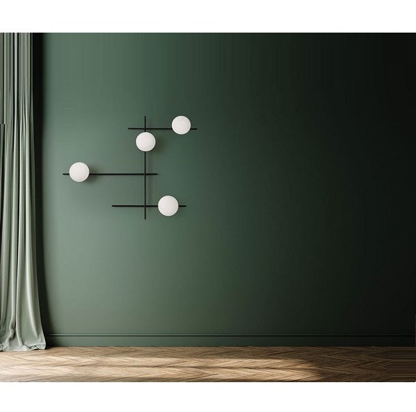 Mikado parete/soffitto 4 luci