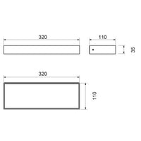 Thumbnail for Dora Led Bidirezionale 15W 3000°K