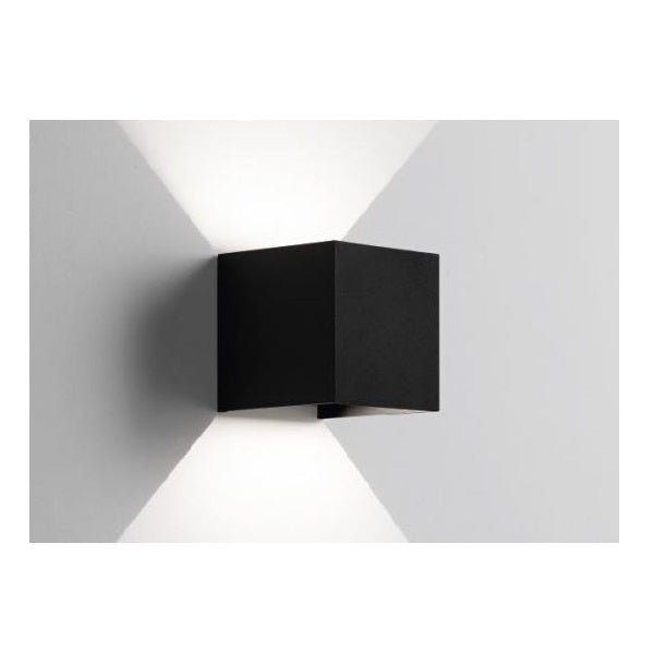 Hotshot isyluce nero mm100x100x100 led 16w 4000k fasci regolabili ip54 Isyluce Lampade da esterno