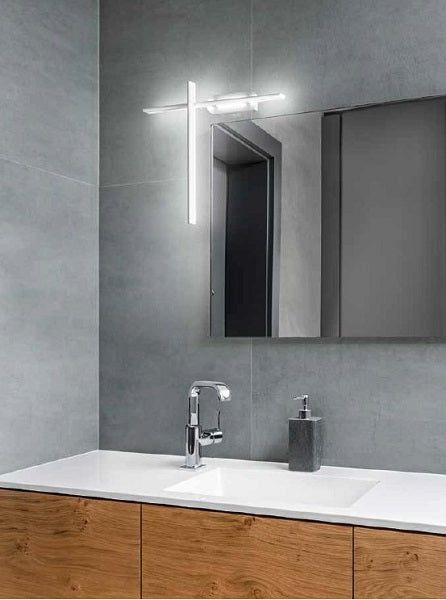 Applique in alluminio verniciato nero Perenz Lampade da parete
