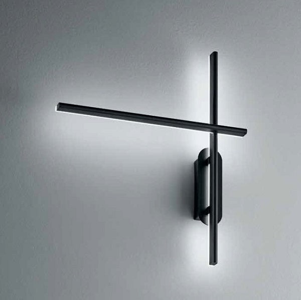 Applique in alluminio verniciato nero Perenz Lampade da parete
