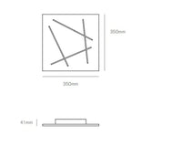 Vivida International Flat - plafoniera LED sottile in più misure Vivida world Lampade da soffitto