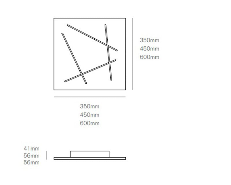 Flat plafoniera 31w 1230lm 3000k white Vivida international Lampade da soffitto