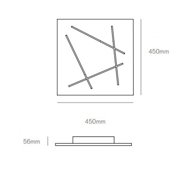 Flat plafoniera 42w 4000k 2073lm