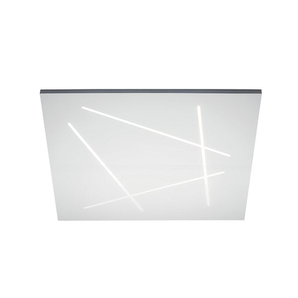 Flat plafoniera 42w 1630lm 3000k white Vivida international Lampade da soffitto