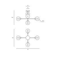 Thumbnail for Dom soffitto/parete 5 luci (ULTIMI DISPONIBILI - N°1)