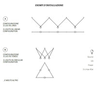 Thumbnail for Aladino sospensione 3 luci