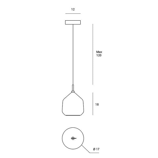 X-ray sospensione trasparente