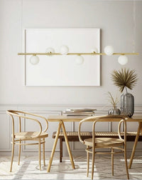 Thumbnail for Pomi' sospensione lineare oro spazzolato