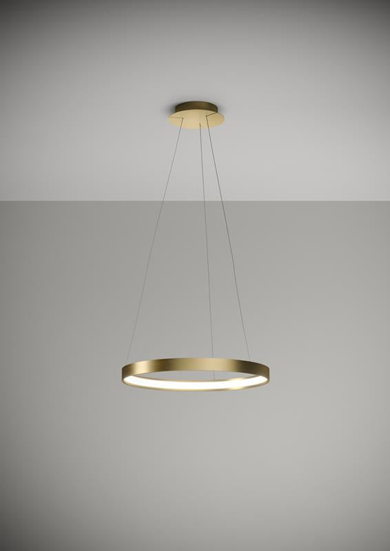 ANELLO Sforzin illuminazione Sospensione Ã˜55cm Oro Dimmer 3000K