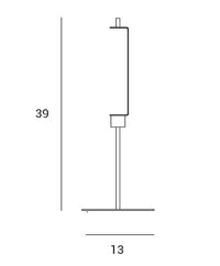 Lampada da tavolo x-ray - 1 vetro trasparente Miloox Lampade da tavolo